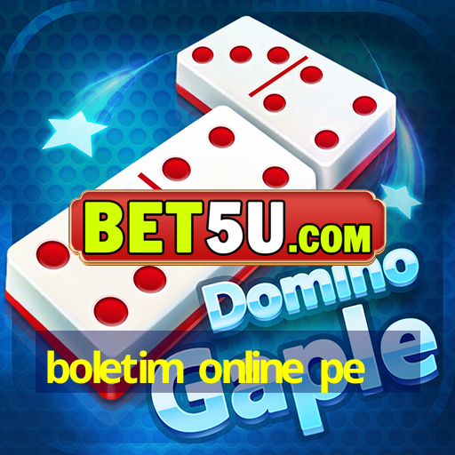 boletim online pe